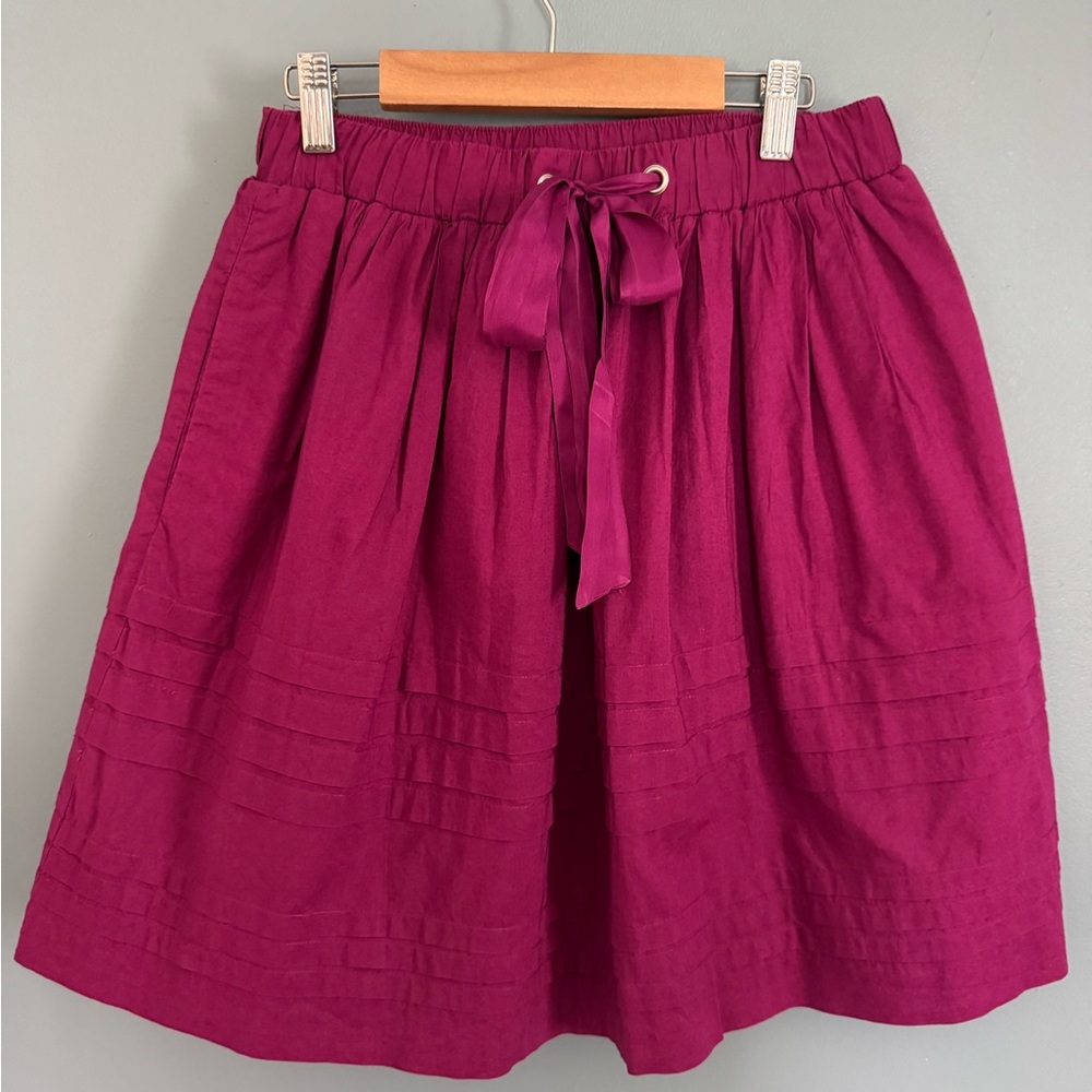 Odille Magenta Skirt from Anthropologie